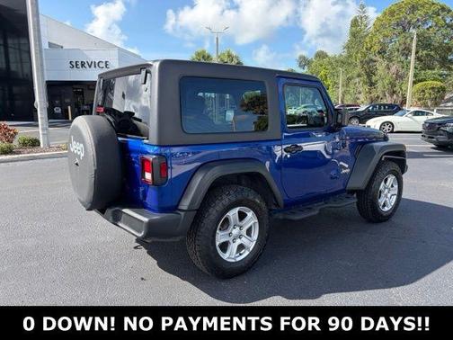 Ocean Blue Metallic 2018 Jeep Wrangler Sport