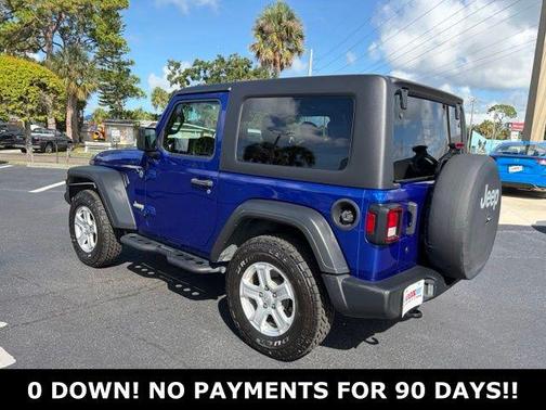 Ocean Blue Metallic 2018 Jeep Wrangler Sport