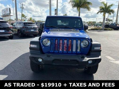 Ocean Blue Metallic 2018 Jeep Wrangler Sport