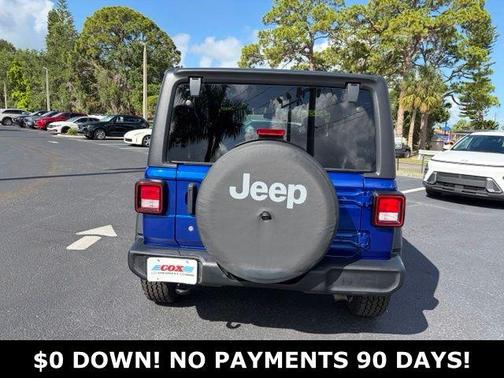 Ocean Blue Metallic 2018 Jeep Wrangler Sport