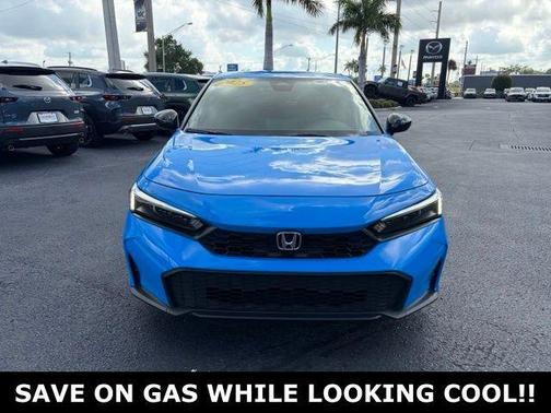 Boost Blue Pearl 2025 Honda Civic Sport