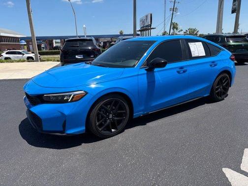Boost Blue Pearl 2025 Honda Civic Sport