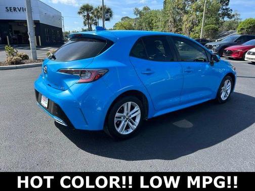 Blue Flame 2019 Toyota Corolla Hatchback SE
