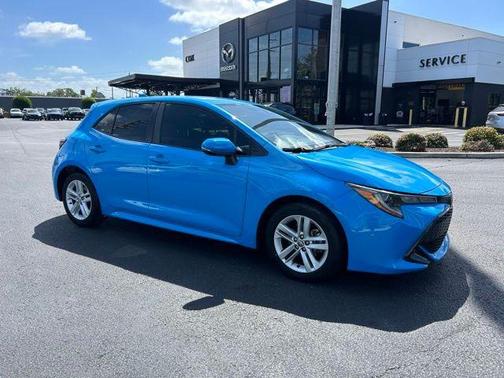 Blue Flame 2019 Toyota Corolla Hatchback SE