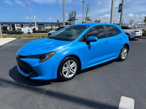 Blue Flame 2019 Toyota Corolla Hatchback SE