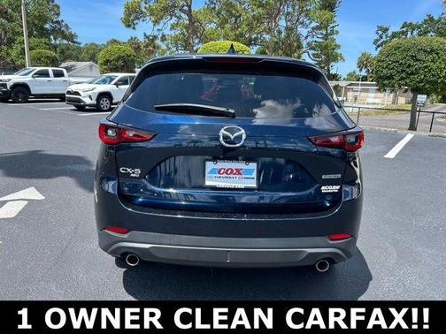Deep Crystal Blue Mica 2022 Mazda CX-5 2.5 S Preferred Package