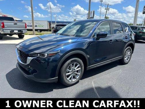 Deep Crystal Blue Mica 2022 Mazda CX-5 2.5 S Preferred Package