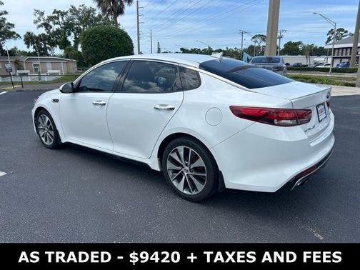 Snow White Pearl 2016 Kia Optima SX Turbo