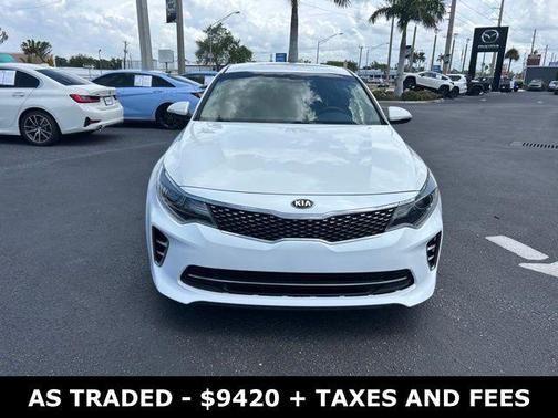 Snow White Pearl 2016 Kia Optima SX Turbo