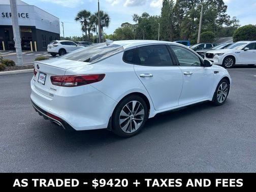 Snow White Pearl 2016 Kia Optima SX Turbo