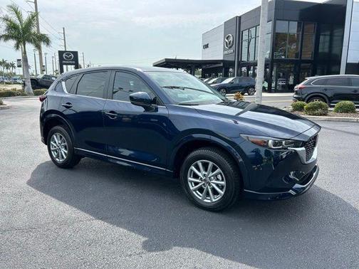 Deep Crystal Blue Mica 2024 Mazda CX-5 2.5 S Preferred Package