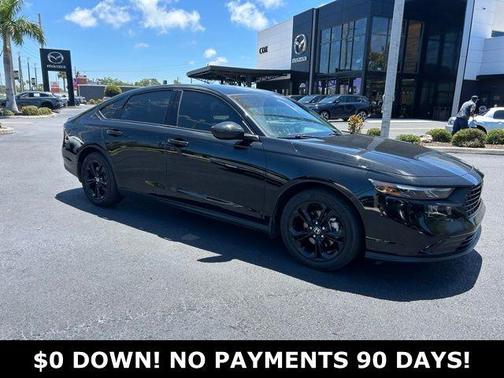 Crystal Black Pearl 2025 Honda Accord SE