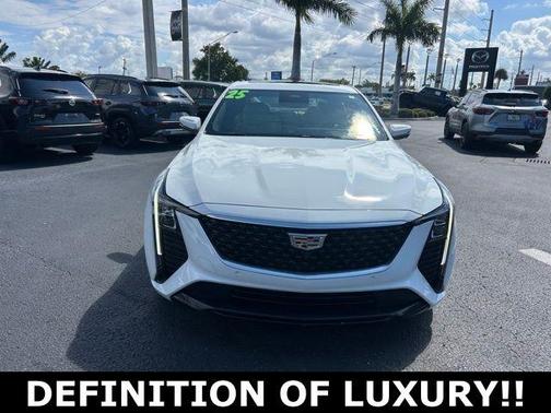 Summit White 2025 Cadillac CT5 Premium Luxury RWD