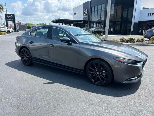Machine Gray Metallic 2021 Mazda Mazda3 2.5 Turbo AWD