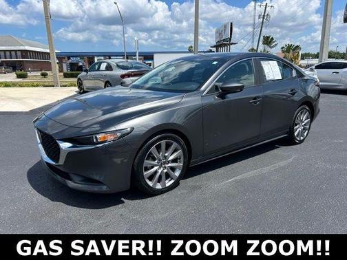 Machine Gray Metallic 2021 Mazda Mazda3 FWD w/Select Package