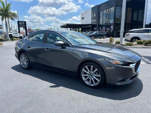 Machine Gray Metallic 2021 Mazda Mazda3 FWD w/Select Package