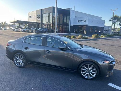 Machine Gray Metallic 2021 Mazda Mazda3 FWD w/Select Package