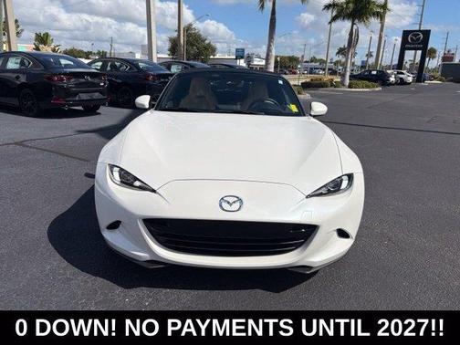 Snowflake White Pearl 2025 Mazda MX-5 Miata Grand Touring