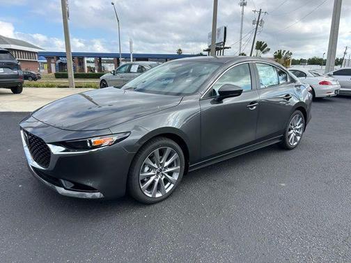 Machine Gray Metallic 2026 Mazda Mazda3 FWD w/Preferred Package