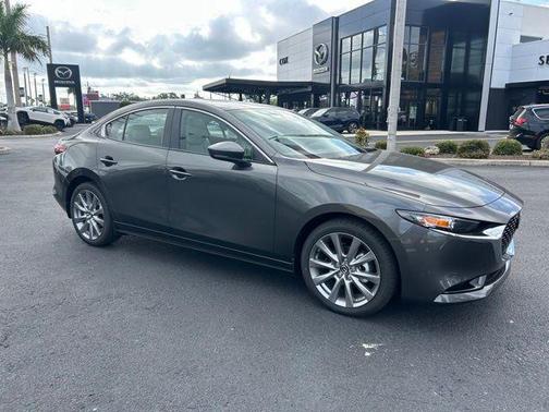 Machine Gray Metallic 2026 Mazda Mazda3 FWD w/Preferred Package