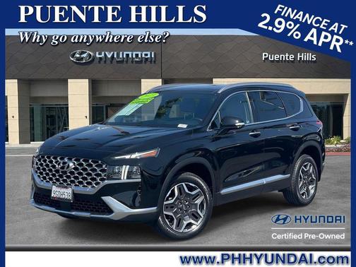 Twilight Black 2023 Hyundai SANTA FE Limited