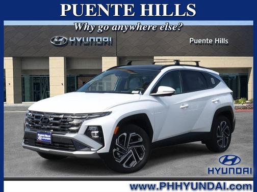 Creamy White Pearl 2026 Hyundai TUCSON Hybrid Limited