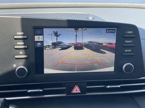 Serenity White 2025 Hyundai ELANTRA HEV Blue