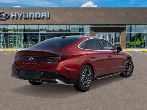 Ultimate Red 2026 Hyundai SONATA Hybrid Limited