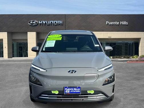 Gray 2023 Hyundai KONA EV SEL