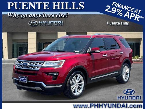 RUBY RED METALLIC TINTED CC 2018 Ford Explorer Limited