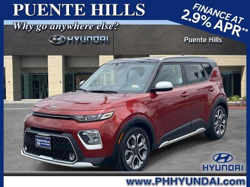 Mars Orange/Black Roof 2021 Kia Soul X-Line
