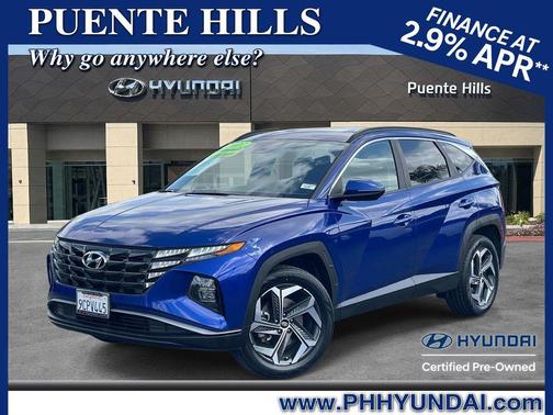 Intense Blue 2022 Hyundai TUCSON SEL