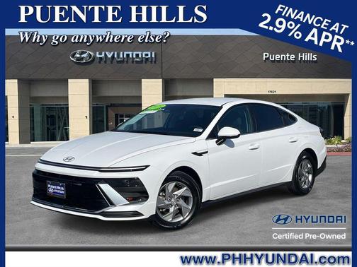 Serenity White 2025 Hyundai SONATA SE