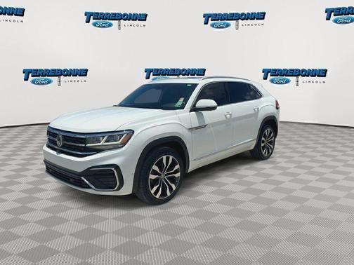 Pure White 2020 Volkswagen Atlas Cross Sport 3.6L V6 SEL Premium R-Line