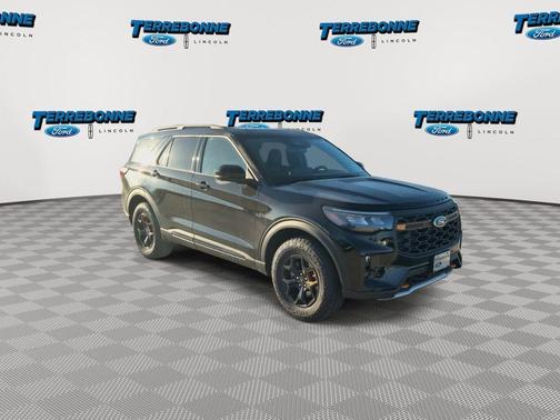Agate Black Metallic 2026 Ford Explorer Tremor