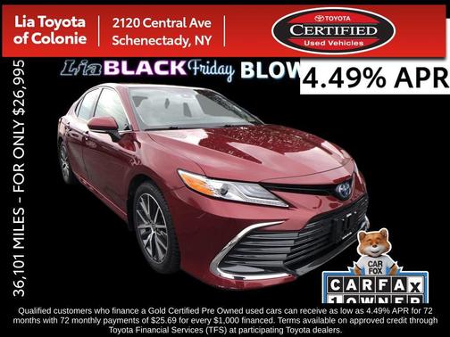 2022 Toyota Camry Hybrid XLE