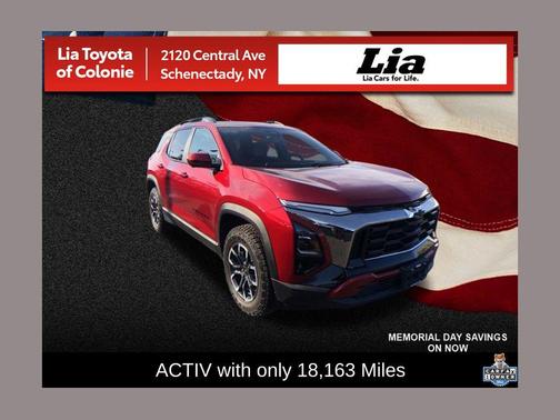 Radiant Red Tintcoat 2025 Chevrolet Equinox AWD ACTIV