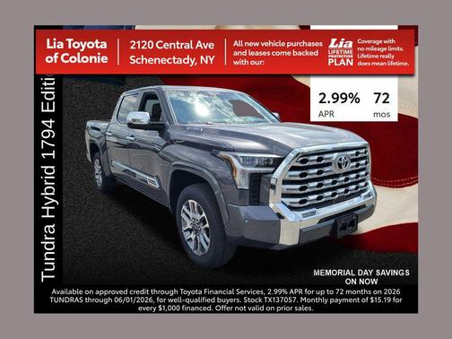 Magnetic Gray Metallic 2026 Toyota Tundra Hybrid 1794 Edition