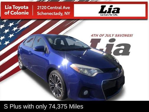 2014 Toyota Corolla S Plus
