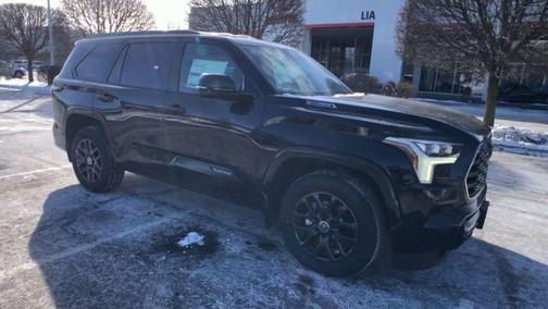 Midnight Black Metallic 2026 Toyota Sequoia Platinum