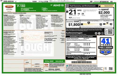Race Red 2019 Ford F-150 XL