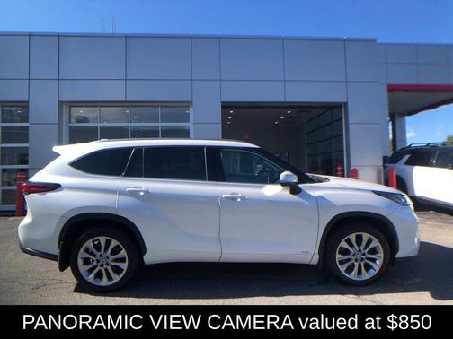 Wind Chill Pearl 2023 Toyota Highlander Hybrid Limited
