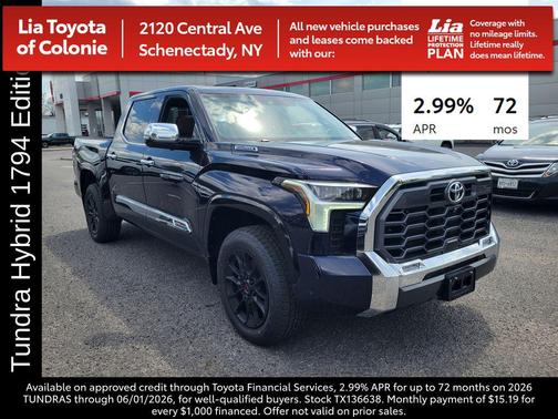 Blueprint 2026 Toyota Tundra Hybrid 1794 Edition