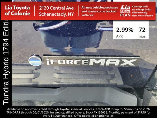 Blueprint 2026 Toyota Tundra Hybrid 1794 Edition