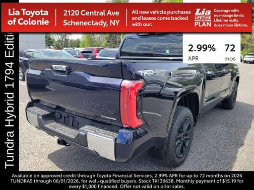Blueprint 2026 Toyota Tundra Hybrid 1794 Edition