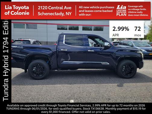 Blueprint 2026 Toyota Tundra Hybrid 1794 Edition