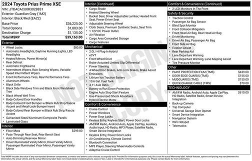 2024 Toyota Prius Prime XSE