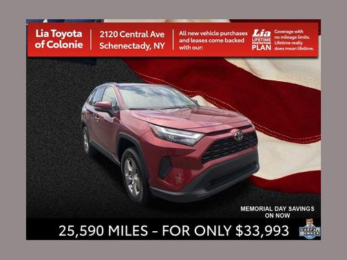 Ruby Flare Pearl 2025 Toyota RAV4 XLE