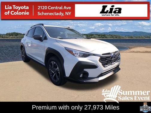 Crystal White Pearl 2024 Subaru Crosstrek Premium
