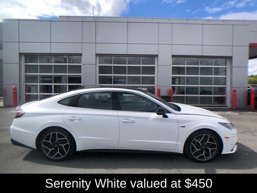Serenity White 2023 Hyundai SONATA N Line